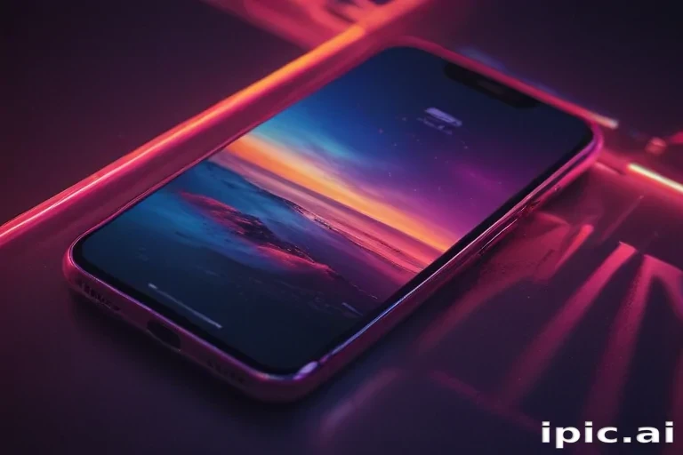 4k neon phone wallpaper