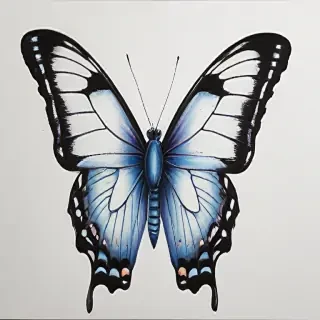 butterfly drawling