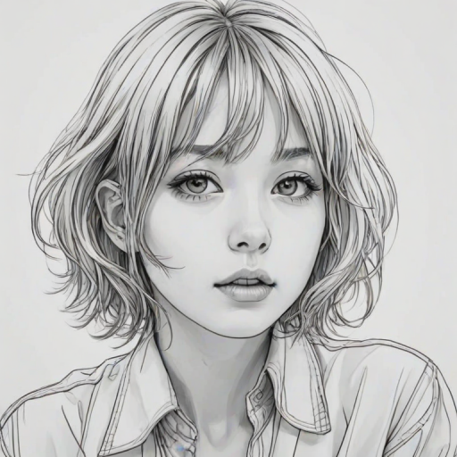transparent line art