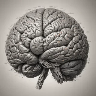 pic of brain drawing
