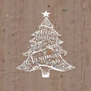 transparent merry christmas