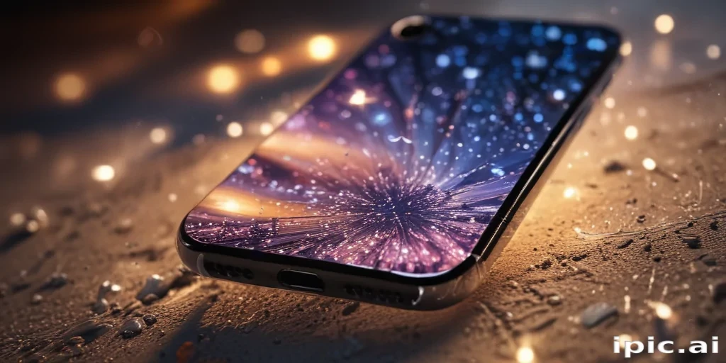 sparkly iphone background