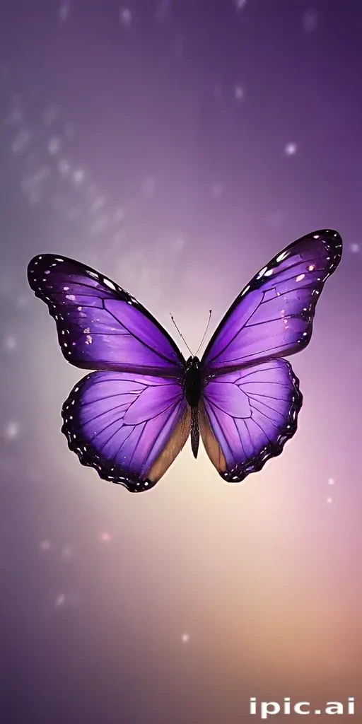 purple butterfly images
