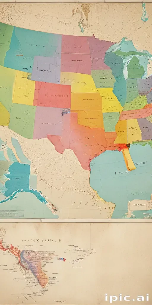 map of united states of america