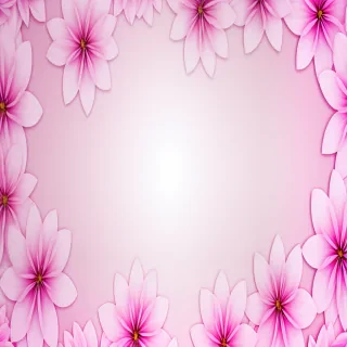 pink flower transparent background