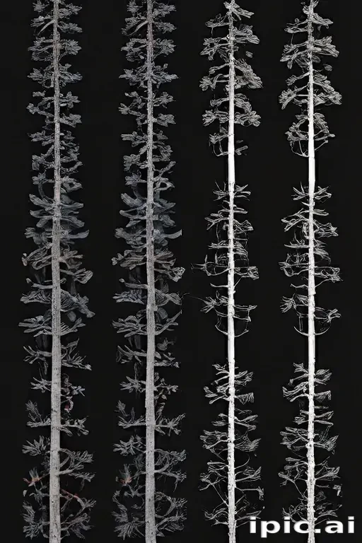 pine trees transparent background