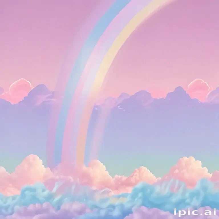 pastel rainbow aesthetic wallpaper