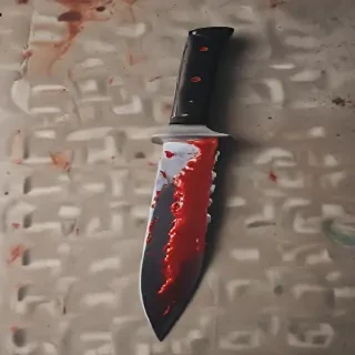 bloody knife aesthetic