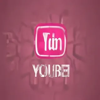 pink youtube logo