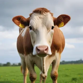 transparent cow