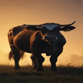 cow silhouette