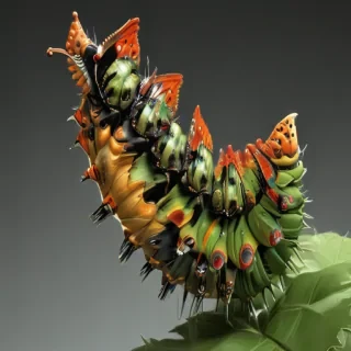 caterpillar to butterfly