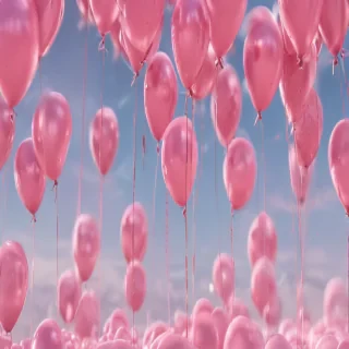 pink balloons png