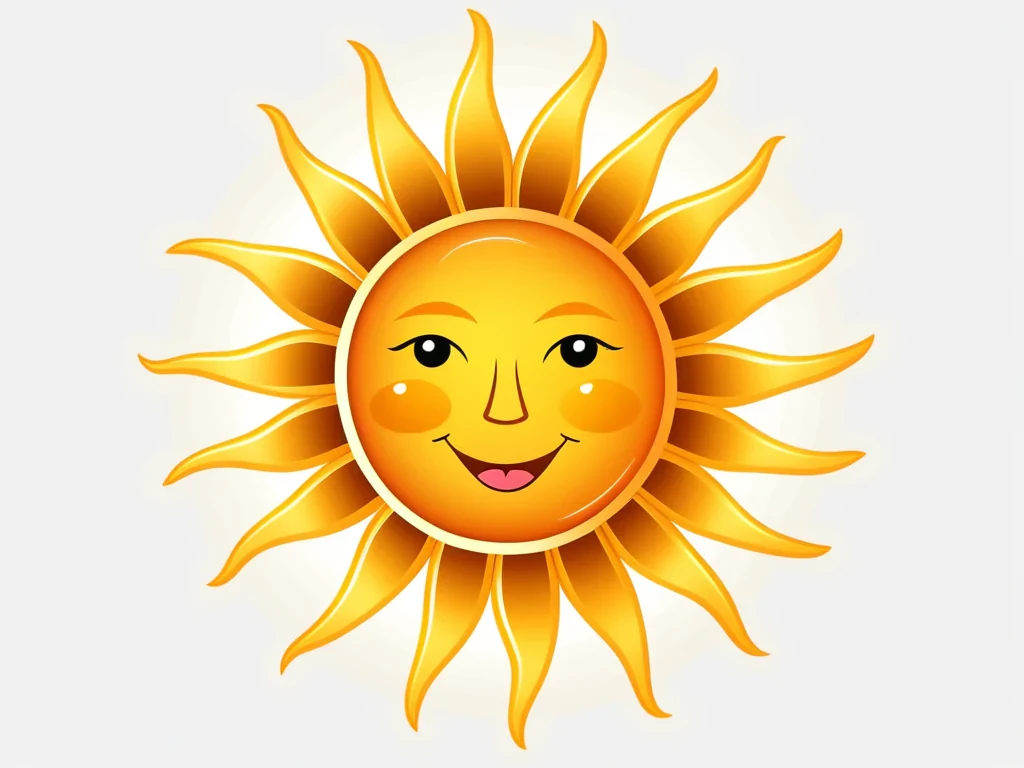 sun clip art png