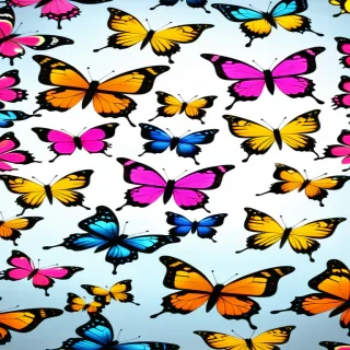 butterfly wall paper