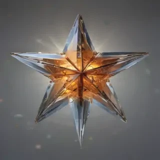 transparent star