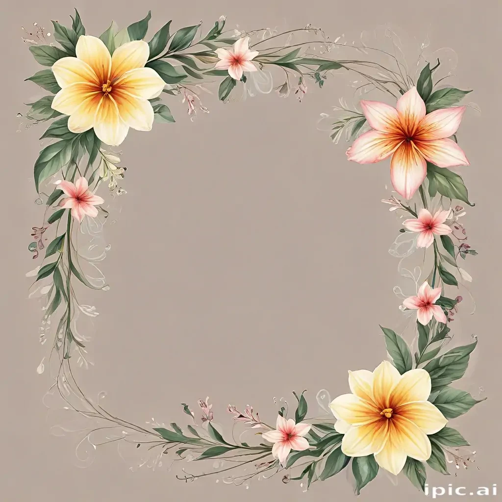 png border flower