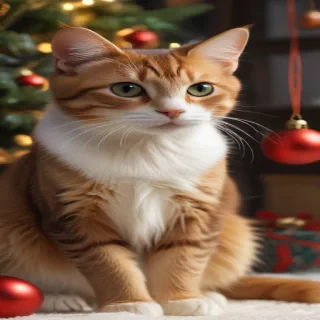 merry christmas cats images