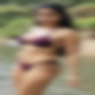 indian aunty in bikini