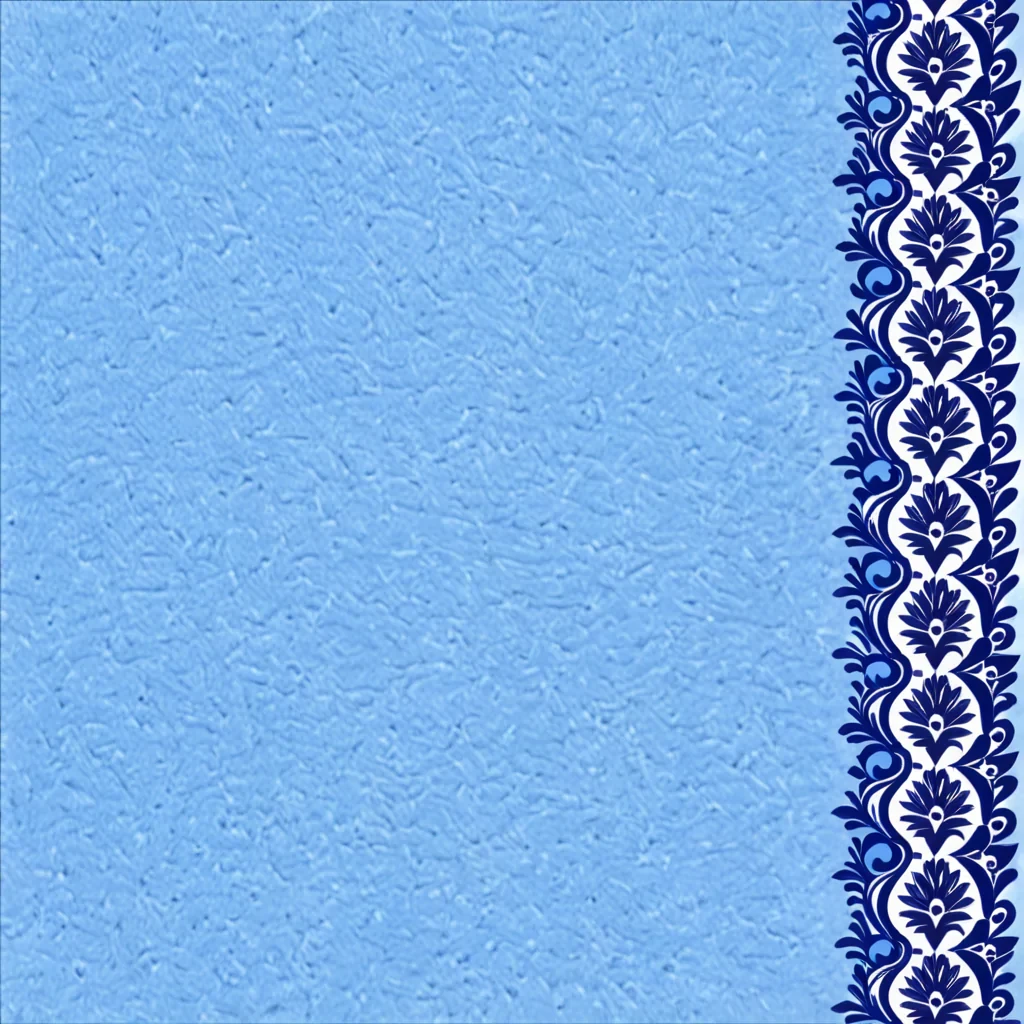 blue border
