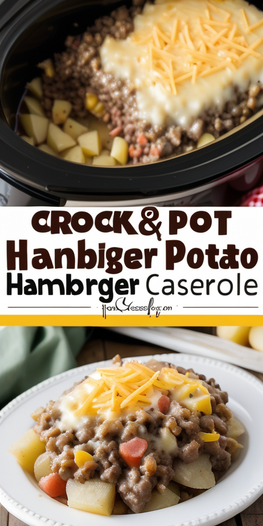 crock pot hamburger potato casserole