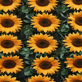 aesthetic sunflower background