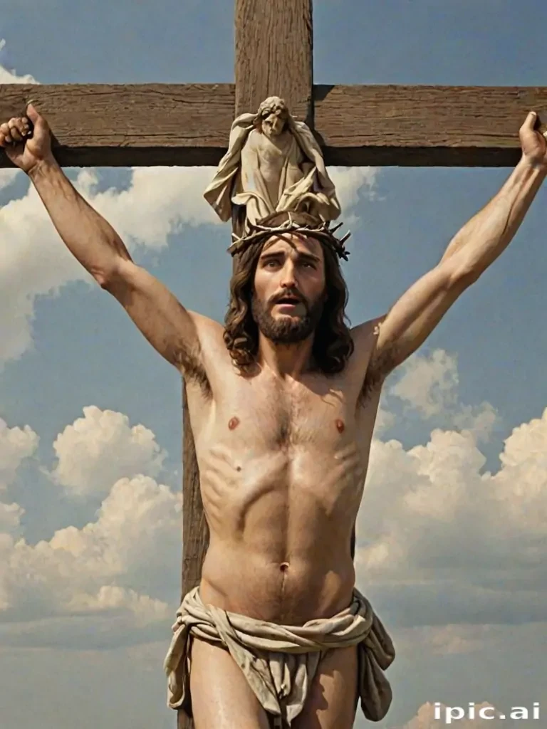 picture of jesus on the cross