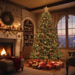 christmas pics aesthetic
