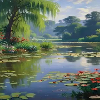 monet paintings wallpaper