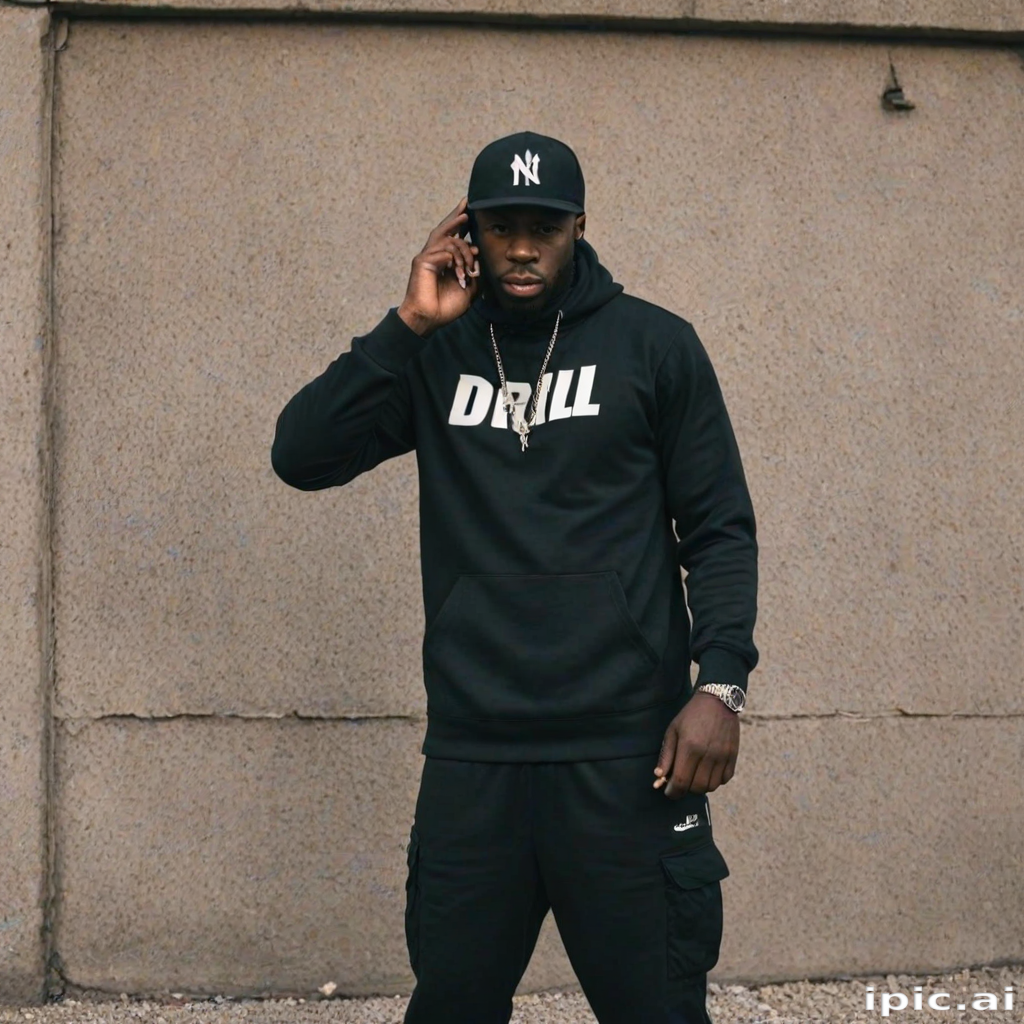 Craig Small A Confident Individual in a Black Hoodie and Cap Posing on the Street.