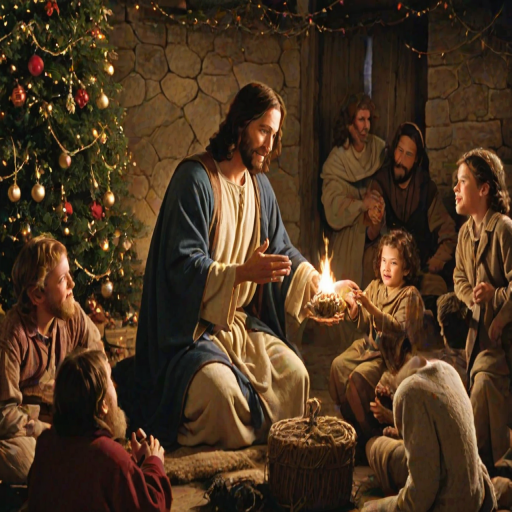 jesus at christmas images