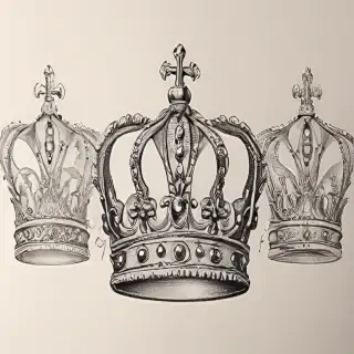 crown drawing