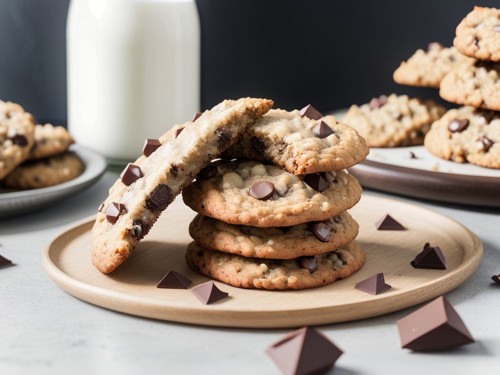 oat coconut chocolate chip cookies