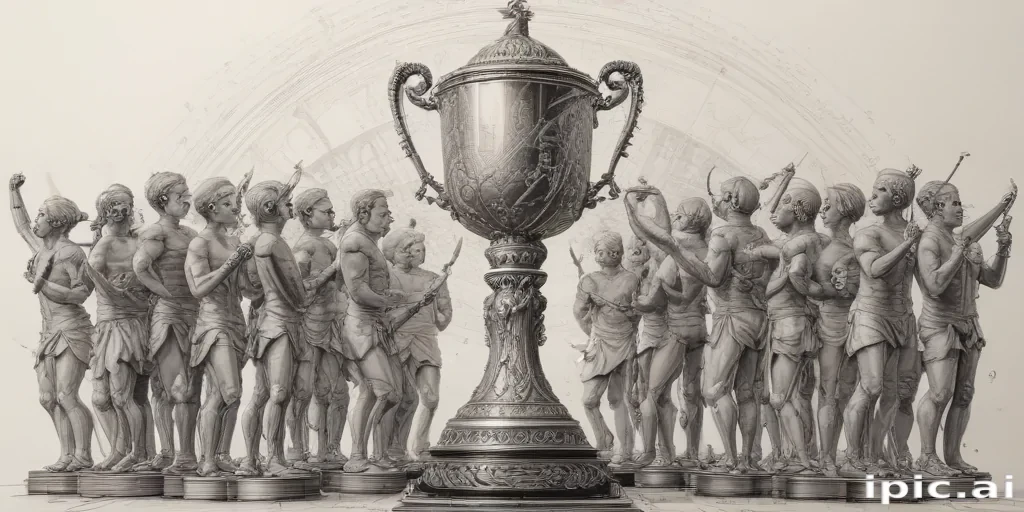 trophy drawing