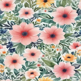 watercolor flower background