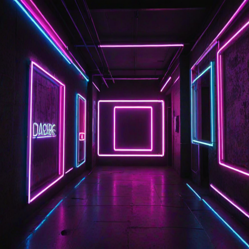 neon background aesthetic