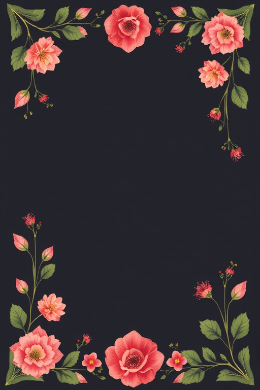 floral page borders