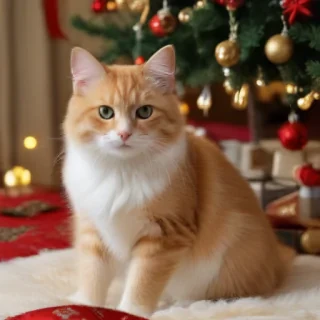 merry christmas cats images