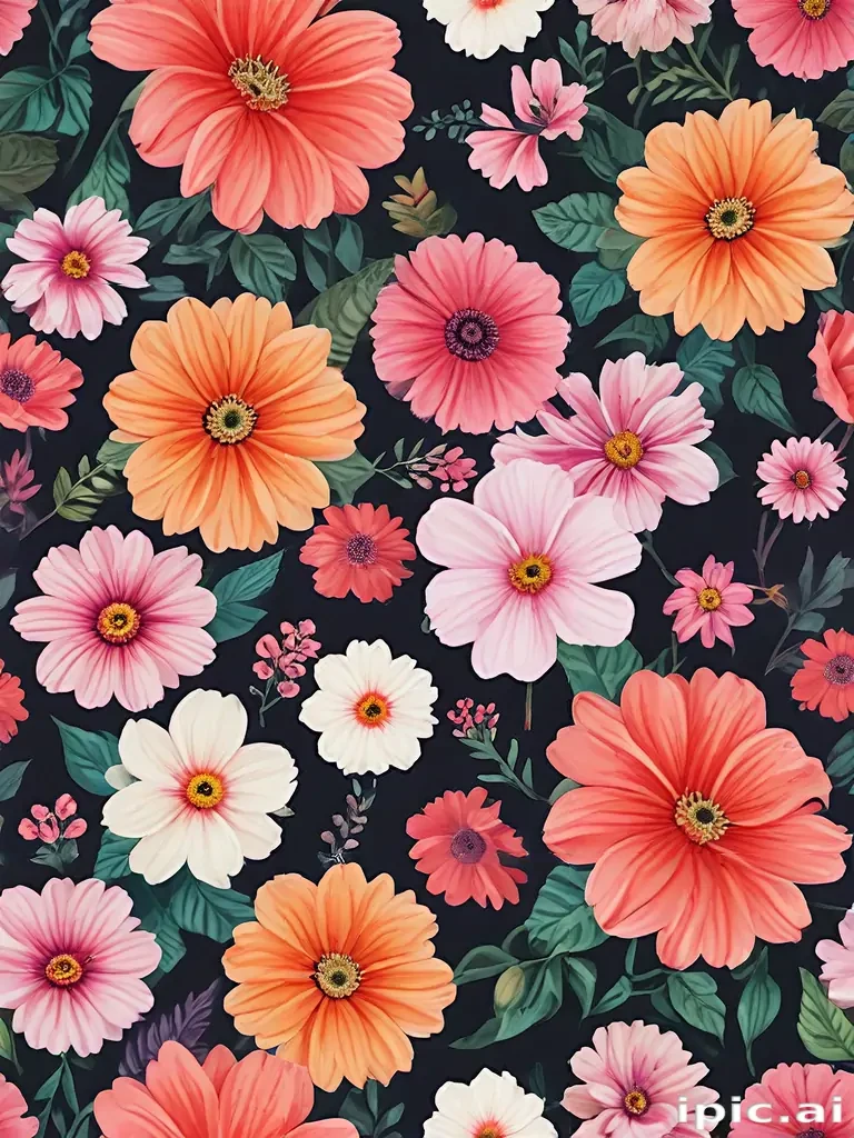 flowers with no background