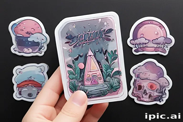 aesthetic transparent stickers
