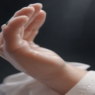 transparent prayer hands