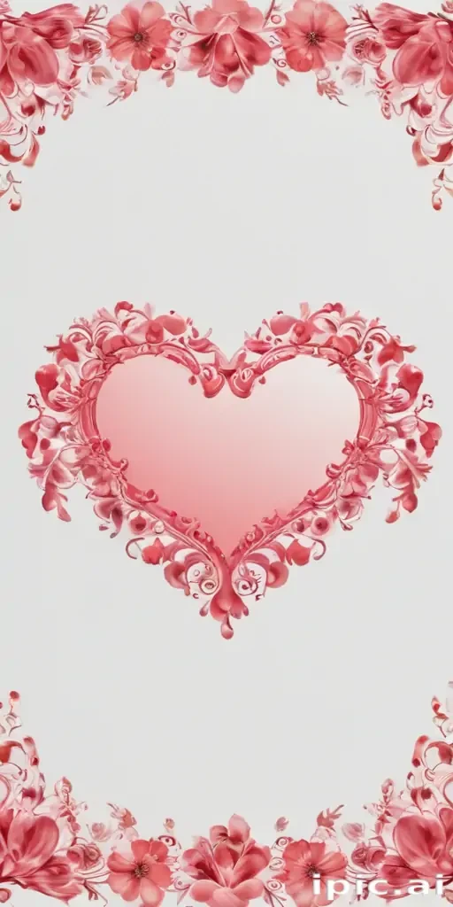 heart border png aesthetic