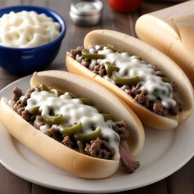ground beef philly cheesesteak recipe