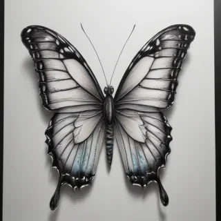 butterfly drawing outline
