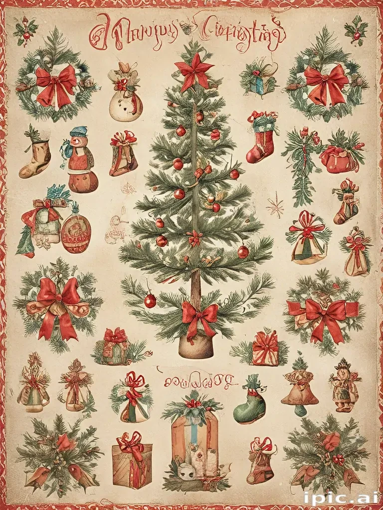 free printable vintage christmas pictures