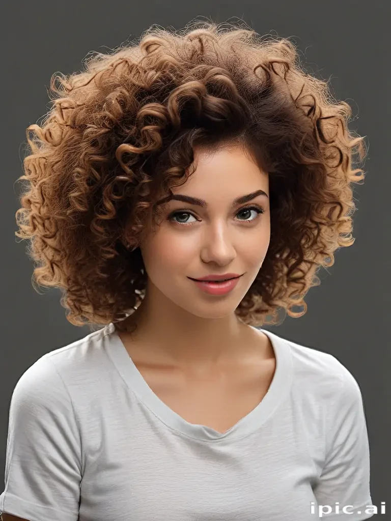 curly hair png