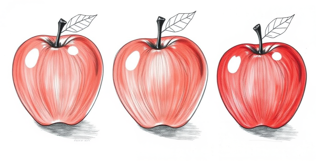 apple drawings