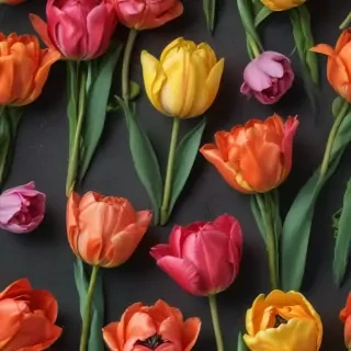 tulips wallpaper aesthetic