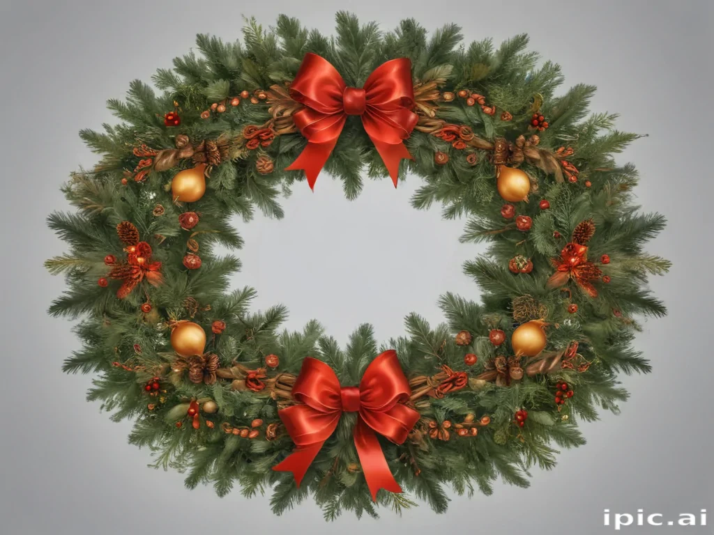 christmas wreath clip art