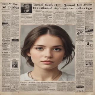 newspaper collage png